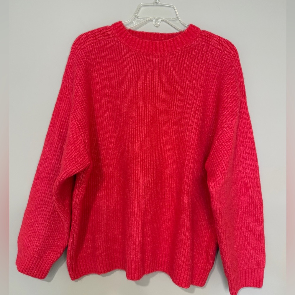 ZARA Coral Pink Knit Sweater • Size S • Excellent Condition